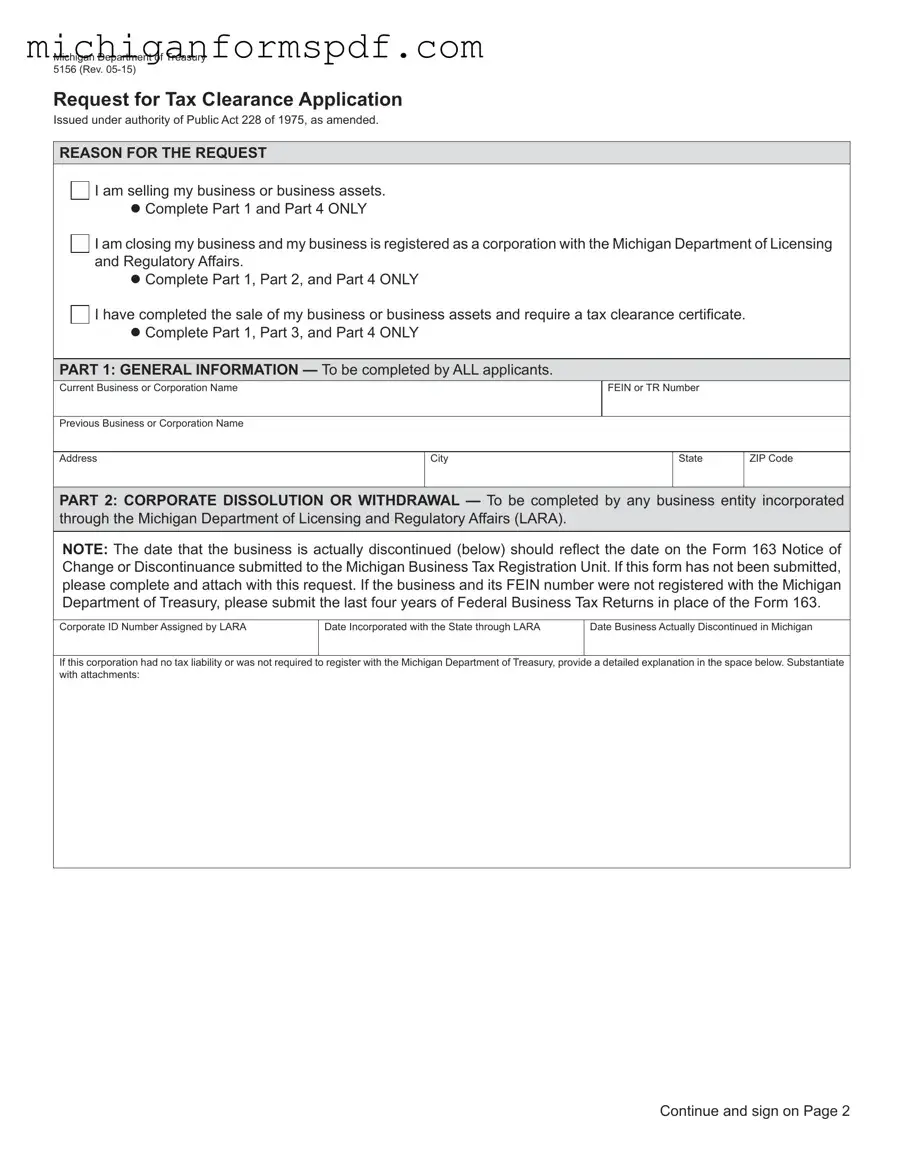 Fill Your Michigan 5156 Template
