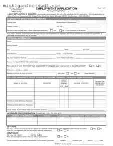 Fill Your Michigan 0999D Template