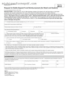 Fill Your Michigan 2196 Template