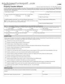 Fill Your Michigan 2766 Template