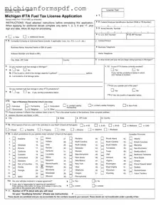 Fill Your Michigan 2823 Template