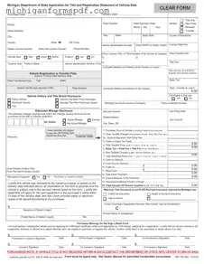 Fill Your Michigan Category Weight Template