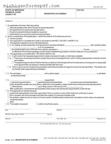 Fill Your Michigan Pc 568 Template