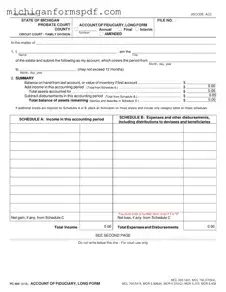 Fill Your Michigan Pc 584 Template